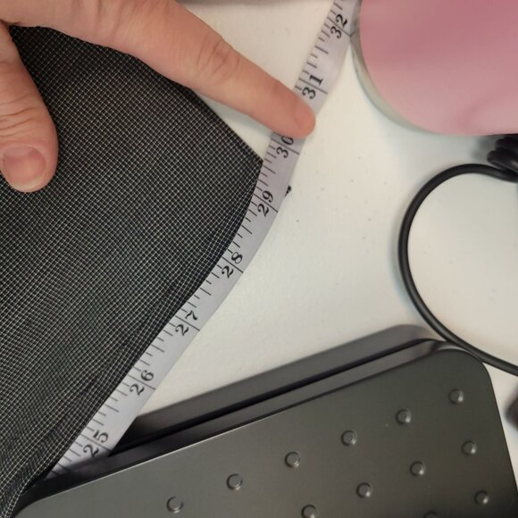 Womens 18 Gray Slim Fit Stretch Straight Leg Dress Pants Van Huesen Work Office - Picture 13 of 13